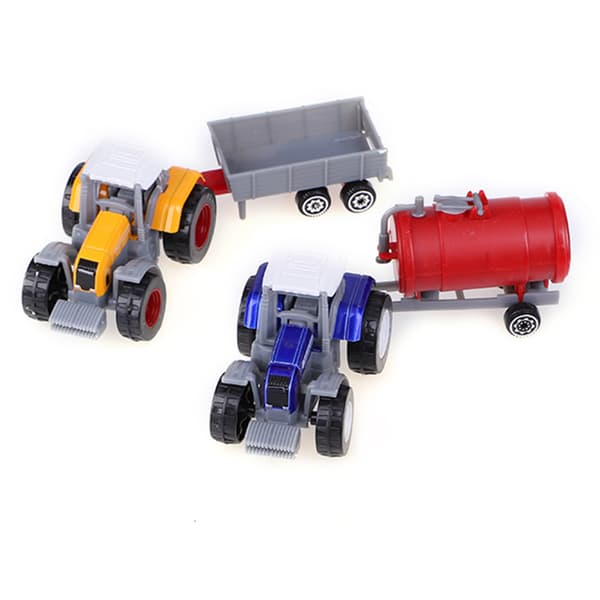 4 kpl/setti 1:64 mittakaavan korkean simulaation maatalousajoneuvomalli Mini lasten auto lelu