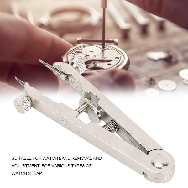 V-formad klockband Rem Länkstift Spring Bar Remover Tång Watch Reparationstillbehör