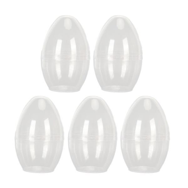 5 st smink svamp förvaringslåda fodral bärbar transparent äggformad svamp blender hållare behållare