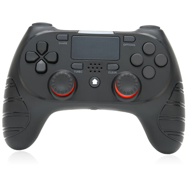 Bluetooth trådløs gamepad ABS-kontroller joystick PC oppladbar for PS4-konsoll svart
