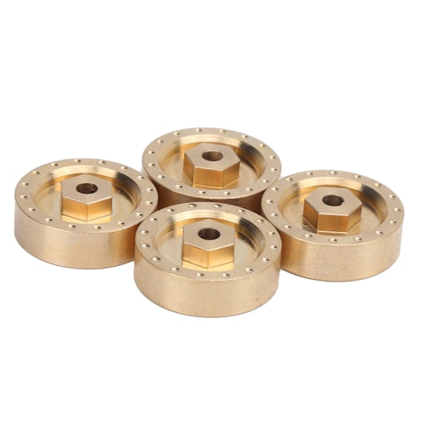 Tykke Heavy Duty Messing Modvægt Hjulnav Kombiner til Axial SCX24 90081 RC Bil 1/24
