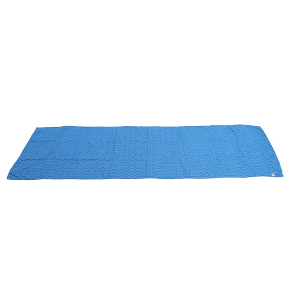 Yogamåttebetræk Anti-Slip Yogamåtte Håndklæde Fitness Træningstæppe til Yoga Gym 183 x 63 cm (Himmelblå)