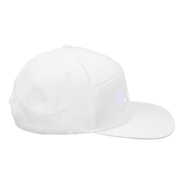 LED-keps programmerbar Bluetooth APP-kontroll redigerbar färgglad LED-hatt för utomhuskonsert karneval vit