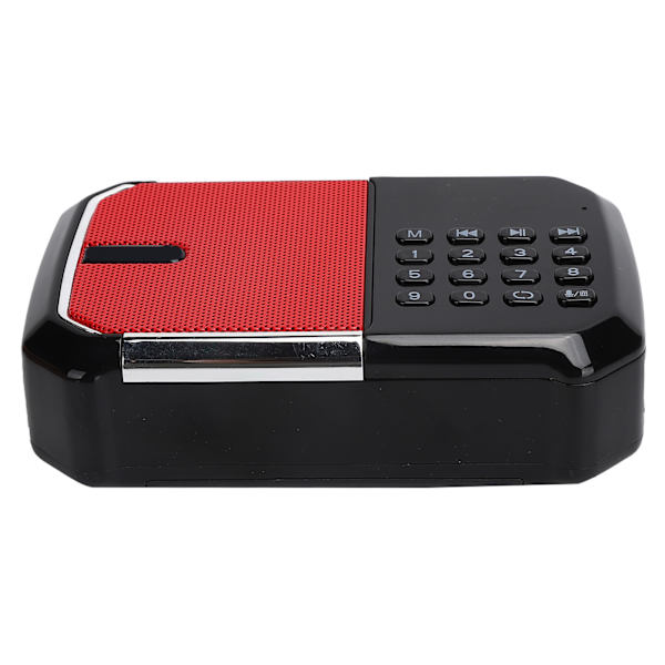 K-87 Bärbar Digital FM-radio Bluetooth-högtalare USB-ljudspelare Stöd Minneskort Röd