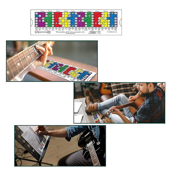 Gitarr Skjutlinjal kompatibel med The Practice Of Pentatonic, Diatonic And Mode Scales/pentatonic Sliding Ru-B3
