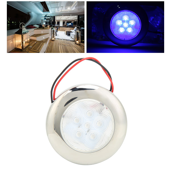 LED-taklampe kuppellampe IP66 for innendørs båt yacht RV