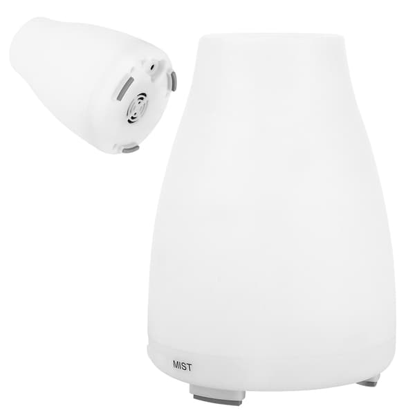 Aroma Diffuser Luftfugter til Skrivebord med LED Natlys til Hjemmekontor 200ml 100‑240VEU Stik
