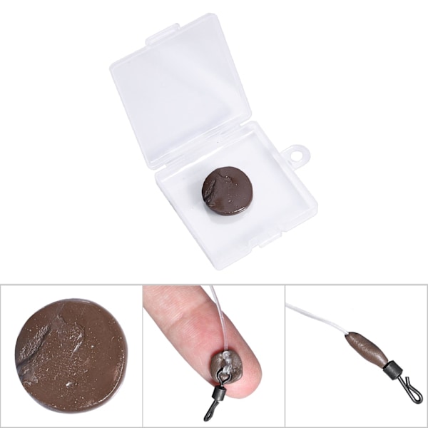 15g Brun Tungsten Rig Putty Blyfri Karpefiske Sett For Kroklenker (brun)
