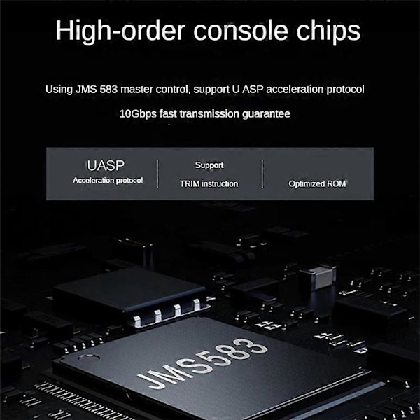 M2 SSD-fodral M.2 NVME 2230 SSD-kapsling, USB 3.2 10Gbps till NVME M-Key