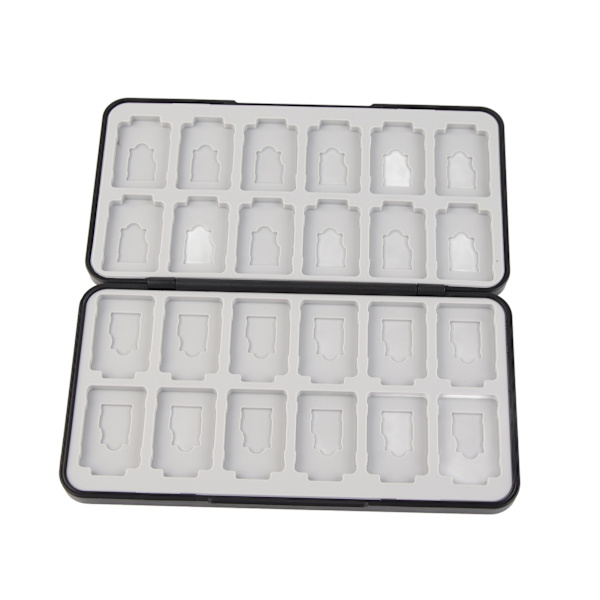 Spillekort-etui 24 slots 3D-prægning Magnetisk bærbart ekstra stort spil-etui Holder Organizer til Switch Zelda Z