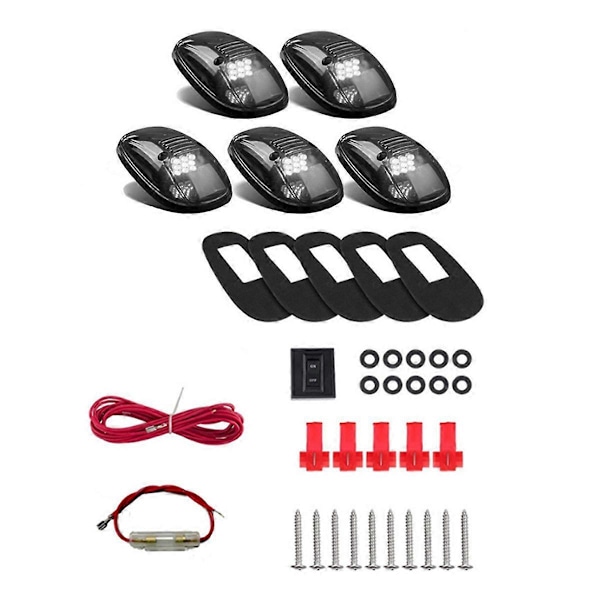 9 LED Taglygte Markeringslys til Lastbil SUV LED DC 12V Eksterne Lygter