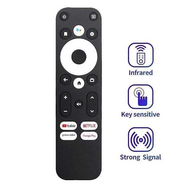 Erstatningsfjernkontroll med stemmestyring for / Km2 Plus Android TV-boks for Km2, km2 Plus, km7 Plus, kd3, Kd5-B10