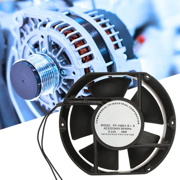 FP-108EX S1-S AC Aksialventilator AC220V 38W Oval Kugleleje Ventilationskøleventilator