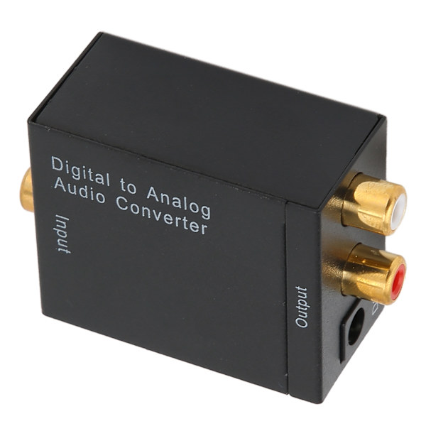 H3622 Digital optisk till analog ljudomvandlare Förlustfri ljudkvalitetsljudkonverterare med fiber