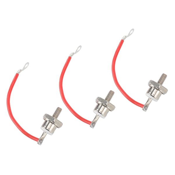 3 stk. ZX70 12 Diode Rustforebyggelse Stabil Ydeevne 70A Diode med Ledning til Motorstyring Positiv Rød Ledning
