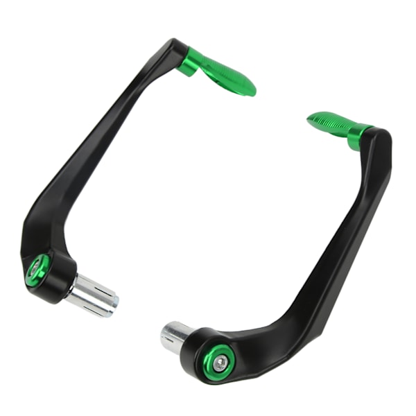 2 stk. Motorcykelgreb Beskyttelsessæt Aluminiumlegering Bremsekobling Styrbeskytter til Mountainbikes Grøn