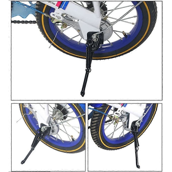 Cykelstöd, Cykelstöd Barncykel, Cykelställ för Premium Stål Bakhjulshållare Svart Enkel Montering för Royal Baby Flickor Pojkar Cykel 14 tum