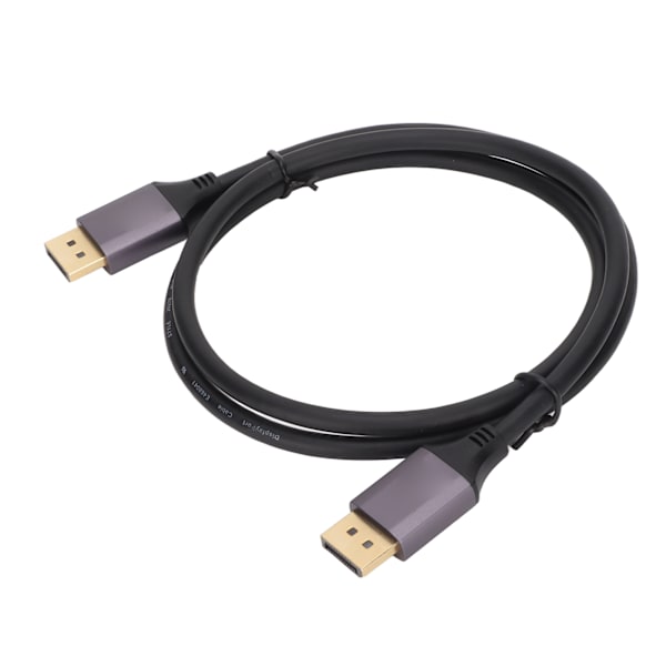 DisplayPort-kabel 8K 60HZ 4K 144HZ DP1.4 30AWG OD6.0mm Tovejs transmissionskabel1m