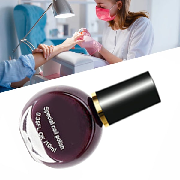 Neglelakk 10 ml mettet lys farge elegant stil rask tørking langvarig hurtig tørkende neglelakk E049-10