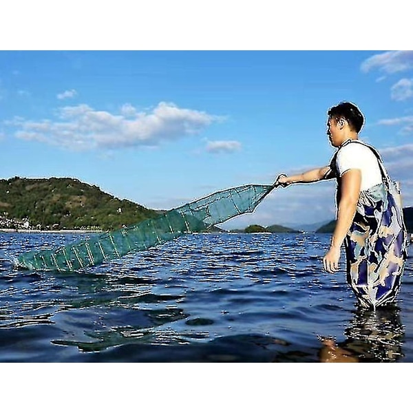 Lätta Vattentäta Fiskevadare med Stövlar för Män och Kvinnor - Grön