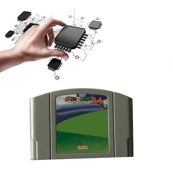 N64-pelille Super 64 -klassikkopelikortti
