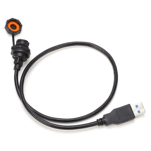 Vedenpitävä USB-liitin IP68 TYPEC naaras USB3.0 uros kaapeliliitännällä E10TPCBFF/U3AM (1 metri)