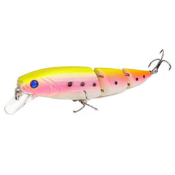 Truscend 5-delad Multi-ledad Swimbaits för Bass & Öring - Livsliknande Långsamt Sjunkande Bioniska Simmande Beten