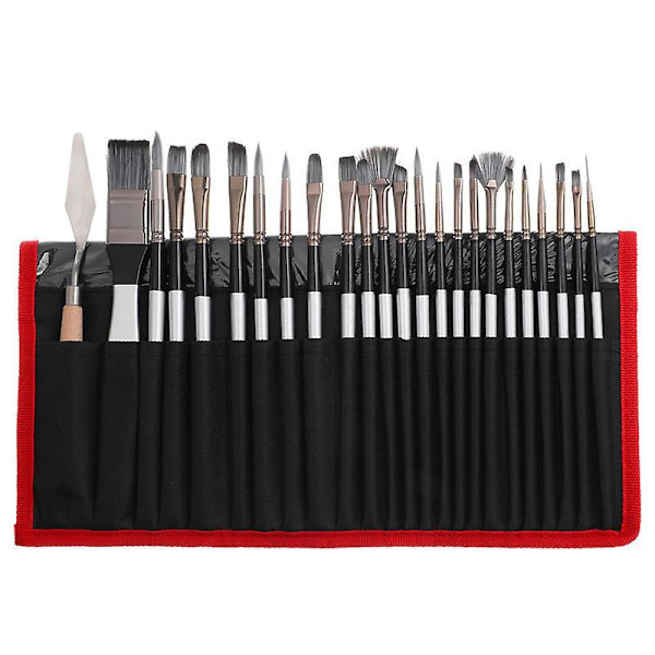 Förbättrad Syntetisk Penselset - 24 Stycken, Expert Series