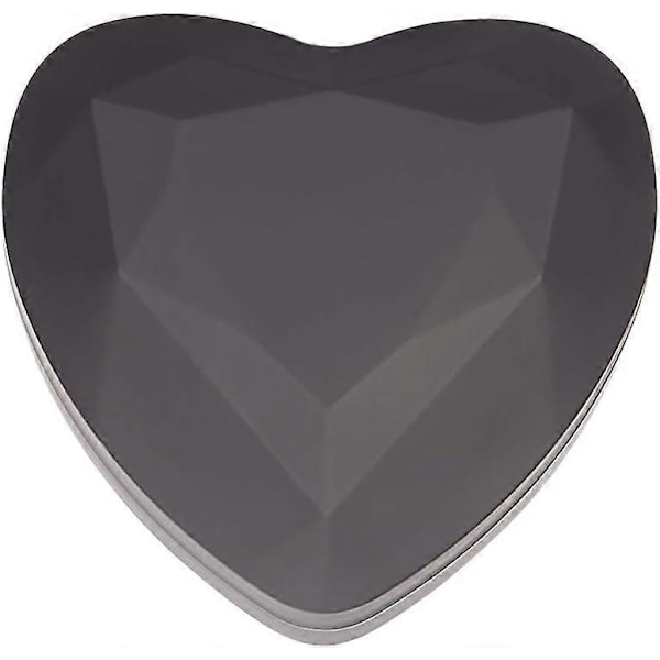 Hjerteformet Ring Gaveæske med LED-lys, Velvet Øreringe Smykkeskrin med Lys, Smykkeudstillingsæske til Bryllup, Forlovelse, Frieri, Fødselsdag a