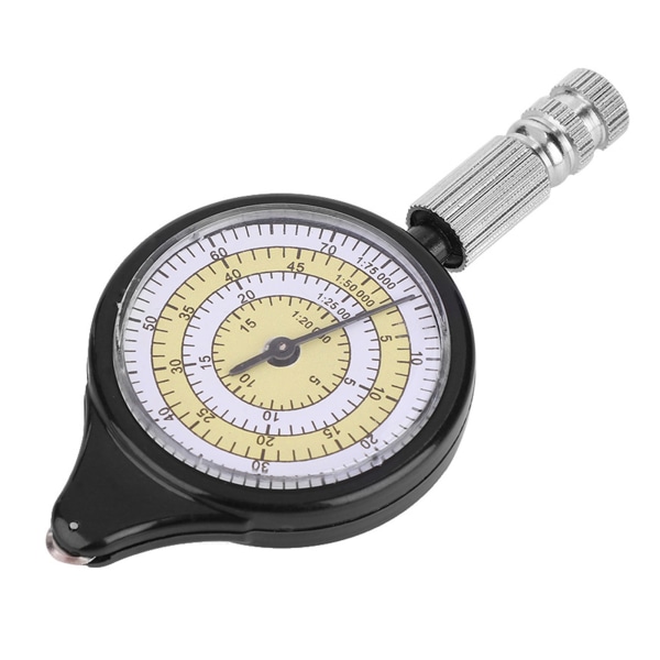 Mini Utomhuskarta Mätare Avståndskalkylator Kartläggningsverktyg Metallhjul