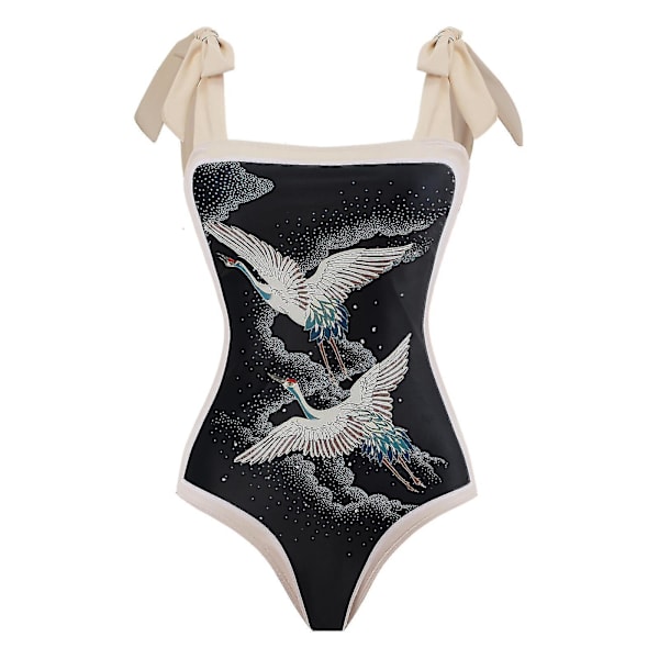 Vintage badedragt til kvinder - 2023 Hot Spring Collection [Gratis fragt] XL Y338