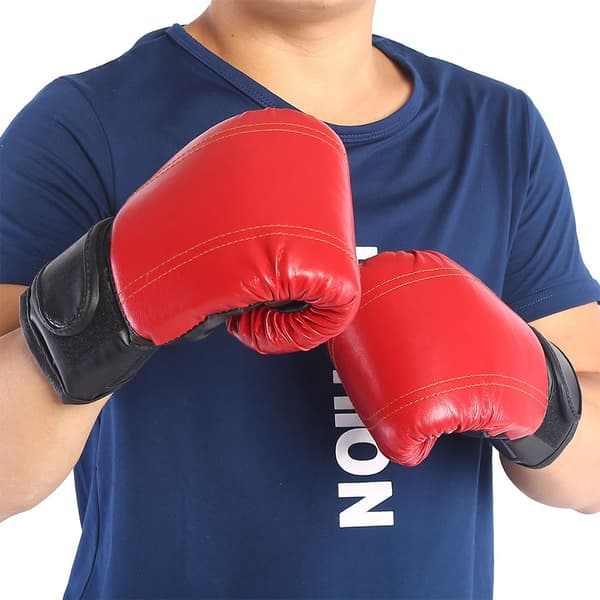 1 par/set boxningshandskar för vuxna, fighting, muay thai, sparring, stansning, kickboxning, grappling, sandsäck