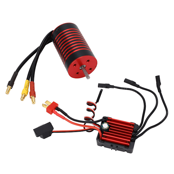 2845 Borstlös motor 35A ESC-kit 4P 12-spårs stor vridmoment kopparspolmotor ESC-set för 1/12 1/14RC 2800KV