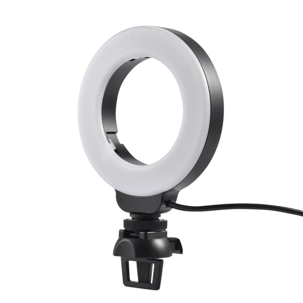 Clip On Ring Light med klemmebeslag til bærbar computer videokonference bærbar 4 tommer Zoom Light