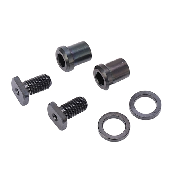 RISK 6 st/låda Mountainbike Titanlegering Bult Kit för Shimano Cykel Uppgradering Delar Svart (6 st/låda)