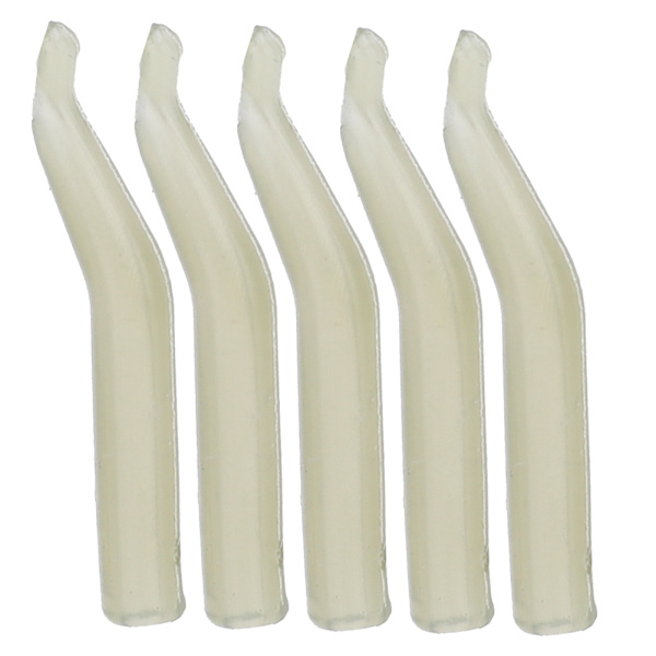 100 stk. 20 mm PE anti-tangles line sigte hylster lysegrøn karpefiskeri tilbehør