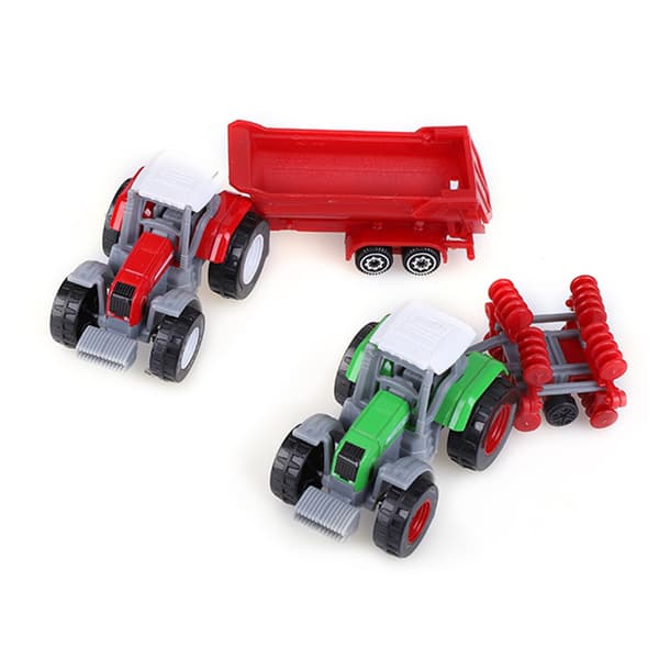 4 st/set 1:64 Skala Hög Simulering Jordbruksfordon Modell Mini Barn Billeksak
