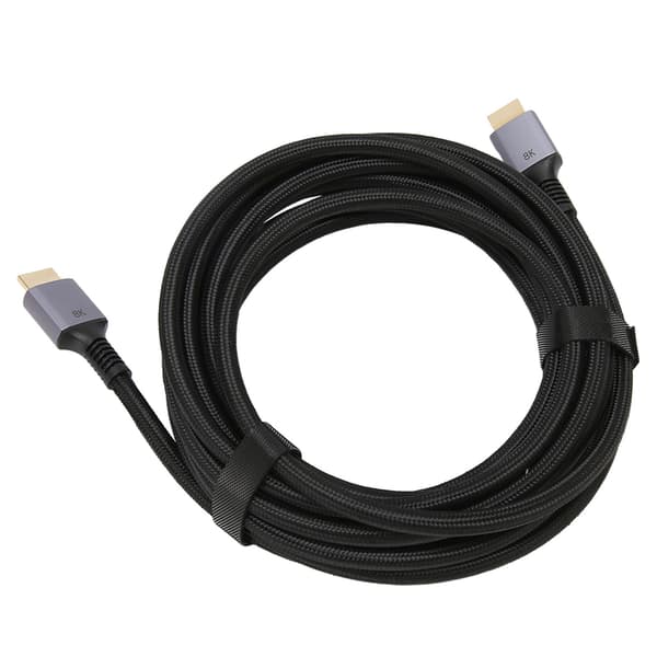 8K HD Multimedia Interface-kabel 6,7 mm tråddiameter ren OFC-ledare HD Multimedia Interface 2.1-kabel 5 meter