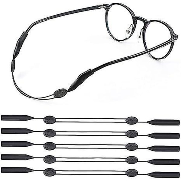 Adjustable Glasses Cords - Set of 5, Universal Eyeglasses Strap for Kids, Women, and Men