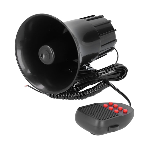 12V 50W 115db Auton Torvi PA-mikrofonilla 7-ääni Hätävaroitus Hälytys Palohälytin Autolle Kuorma-autolle RV