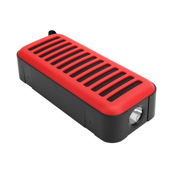D6‑2 Trådlös Bluetooth-högtalare Mini Bärbar Solcellsladdad Subwoofer Stöd FM Röd