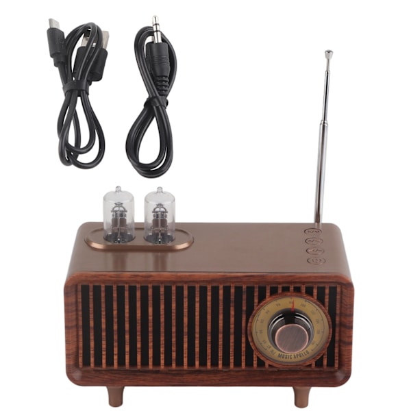 B9 Retro Bluetooth högtalare med låg latens USB -stationära retrohögtalare med radio för stationära datorer