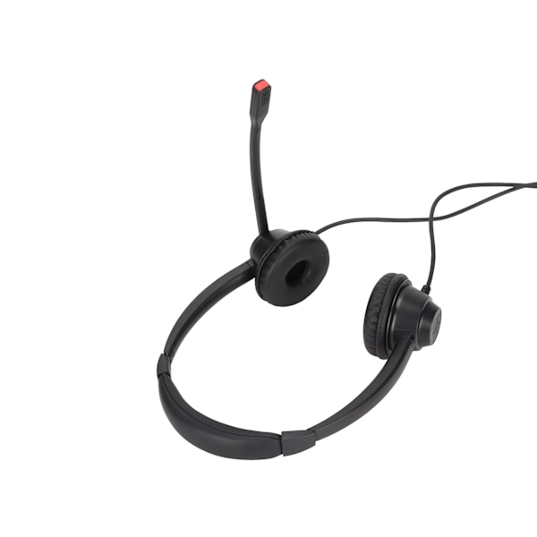 RJ9-puhelinkuulokkeiden melua vaimentavat Binaural-johdolliset matkapuhelinkuulokkeet mikrofonilla VOIP-puhelimen lankapuhelimelle