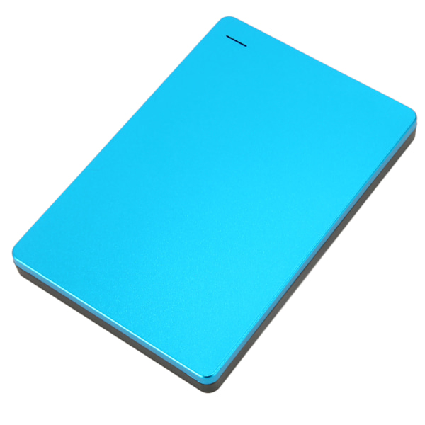 Ekstern harddisk 2,5 tommer USB 3.0 5 Gbps aluminiumlegering plug and play ultra tynd mobil harddisk til pc tv telefon blå 160G