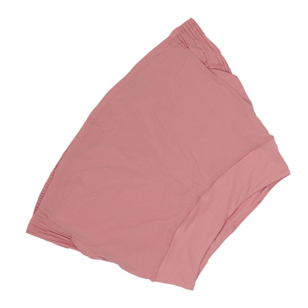 Kvinners Tennis Skjørt Inter Shorts Bred Midje Raskt Tørkende Trening Sports Skjørt Rosa L