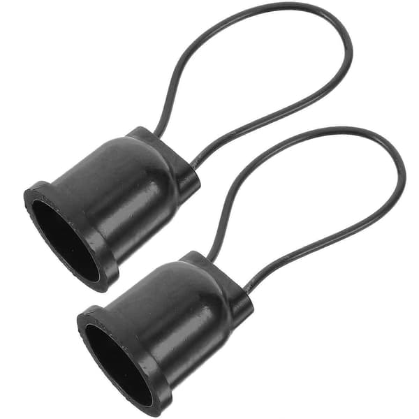 2 kpl lampunpidikettä kattokierteellä lampunpidike lampunpää 22,5x12cm 22.5X12cm Black