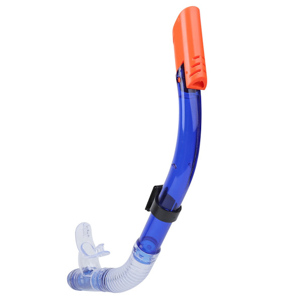 Halvtørr gummisvømmesnorkel pustetube for dykking svømmetreningsutstyr Snorkel