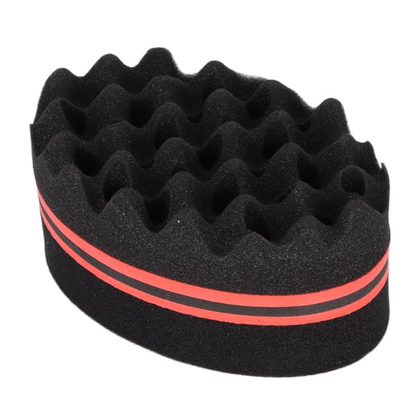 Hårsvampbørste store hull Svamp Dreads Låsing Afro Coil Comb Pleieverktøy for menn kvinner krøller