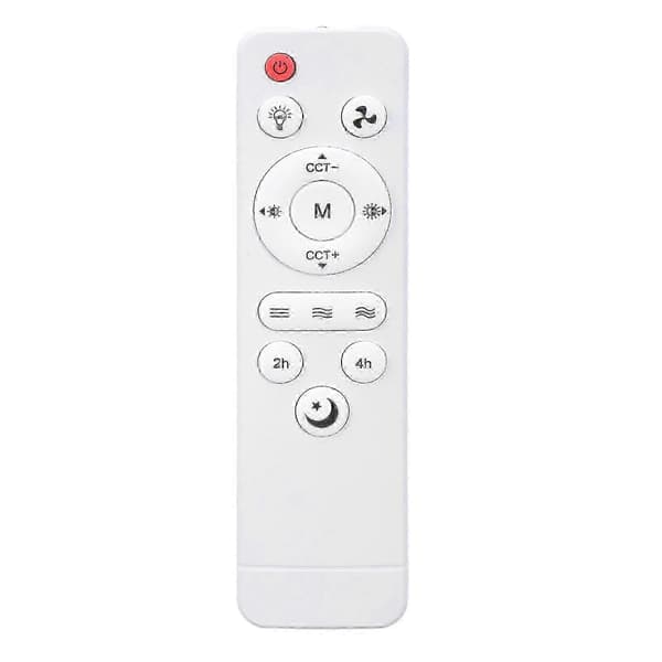 Compatible E27 Fan Lamp IR Remote Control for Ceiling Lights with Dimming and Color Adjustment