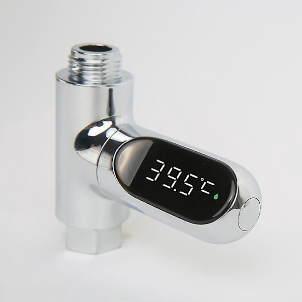 LED Digital Duschtermometer Babybad Vattentemperaturmonitor Fahrenheit Celsius 360° Rotationskärm för Hem Badrum Kök